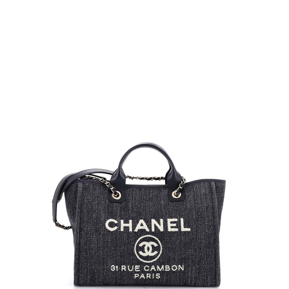 Chanel Deauville Nm Tote Denim Small #254440C47B